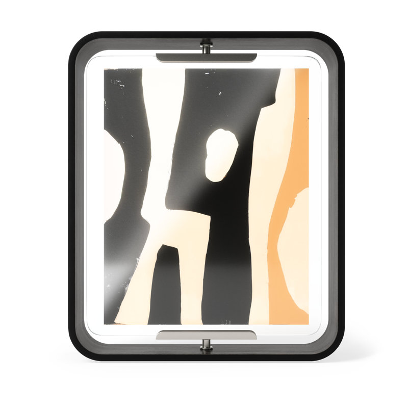 Bellwood Desk Picture Frame Natural Wood Frame 20 x 25 cm, Black