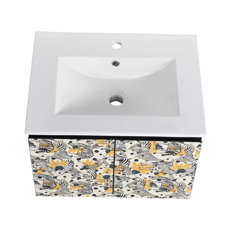 Raylen 24'' Single Bathroom Vanity with Top