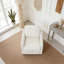 Fauteuil pivotant avec tissu chenille doux-263872709