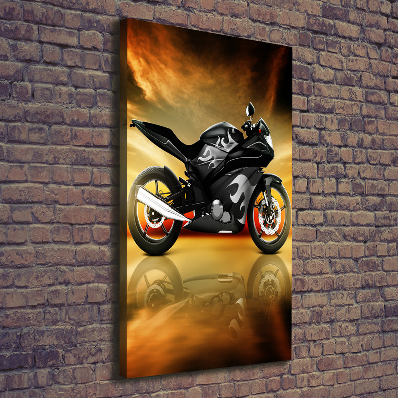 Motorcycle - Wrapped Canvas Print