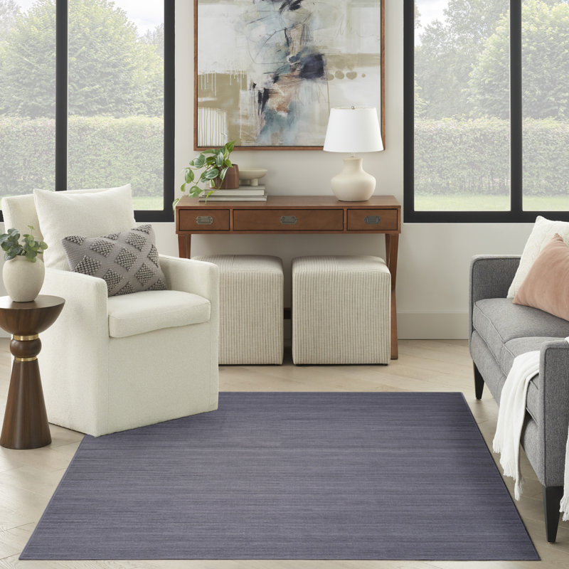 Ivanas Performance Cotton Washable Rug, Rectangle 5' x 7'
