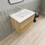 Meuble-lavabo flottant moderne simple Alcester Ivy Bronx-1100120582
