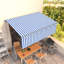 Dakota Fields 400cm W x 300cm D Fabric Cover Retractable Patio Awning-831015273-831015188