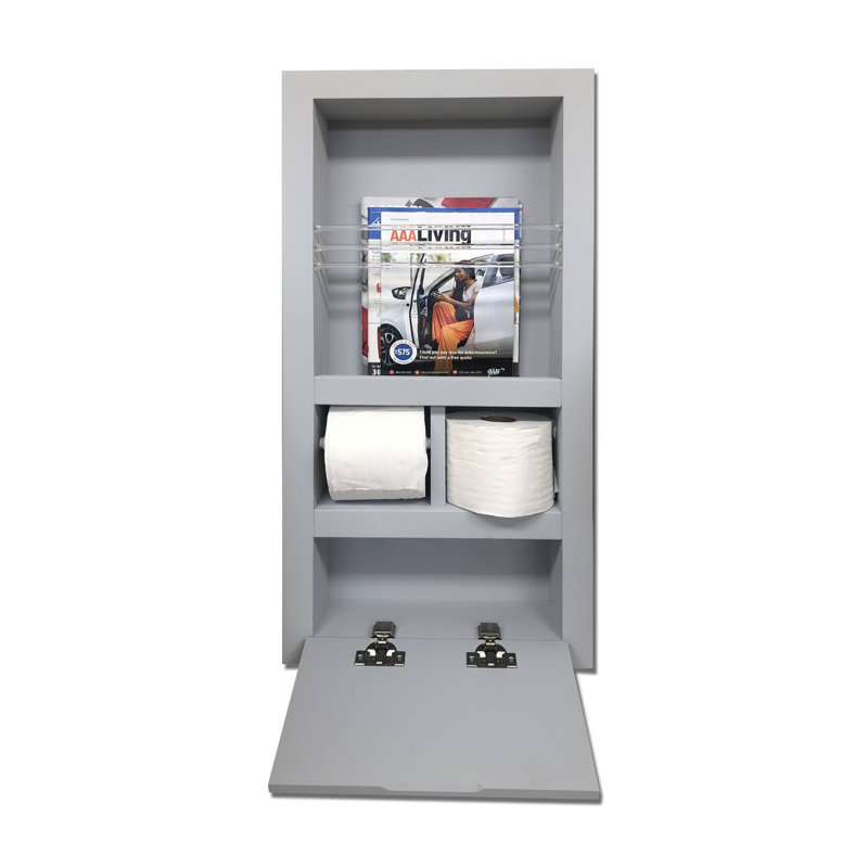 Porte-revues Meridian, Gris apprêté