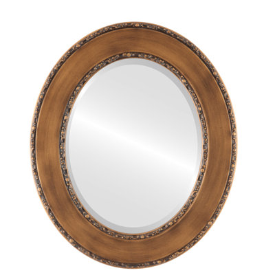 Richas Wood Flat Wall Mirror