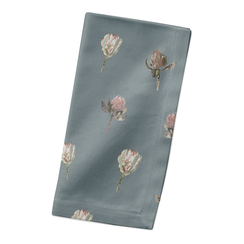 Serviette florale rectangulaire, Cottage
