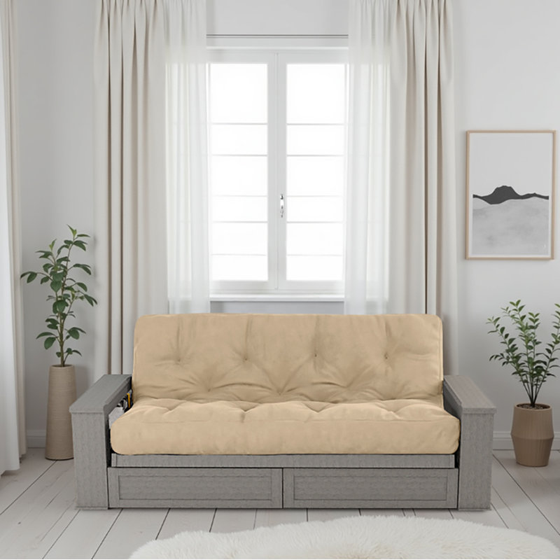 Matelas de futon en mousse viscoélastique imprégnée de gel Mcgrane Barkingside - Fabriqué aux États-Unis, certifié CertiPUR-US, cadre non inclus