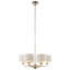 Landover 6 - Light Shaded Chandelier-69159325-69159324