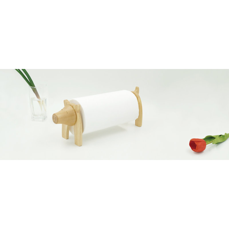 Porte-serviettes en papier à cochon