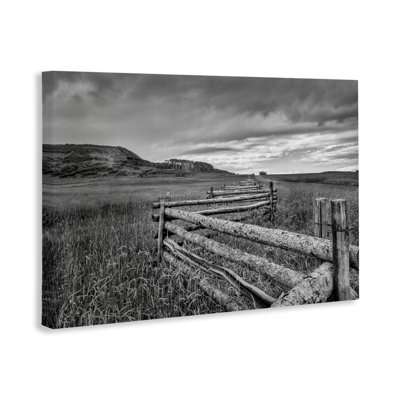 Zigzag Fence into Pasture Canvas, design par Jon Evan