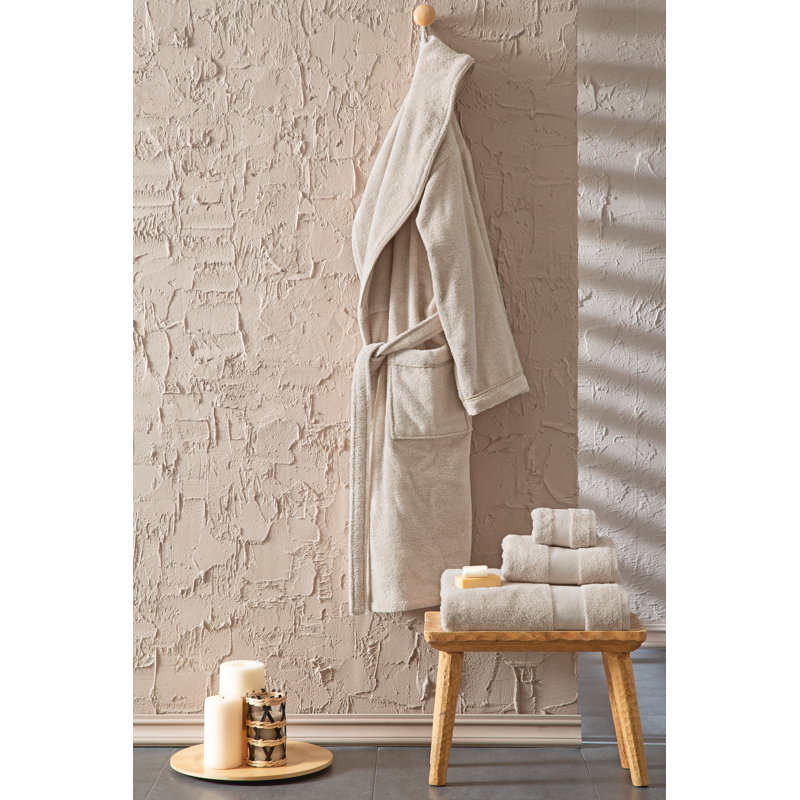 Anissah Midweight Bath Towel, Beige 
