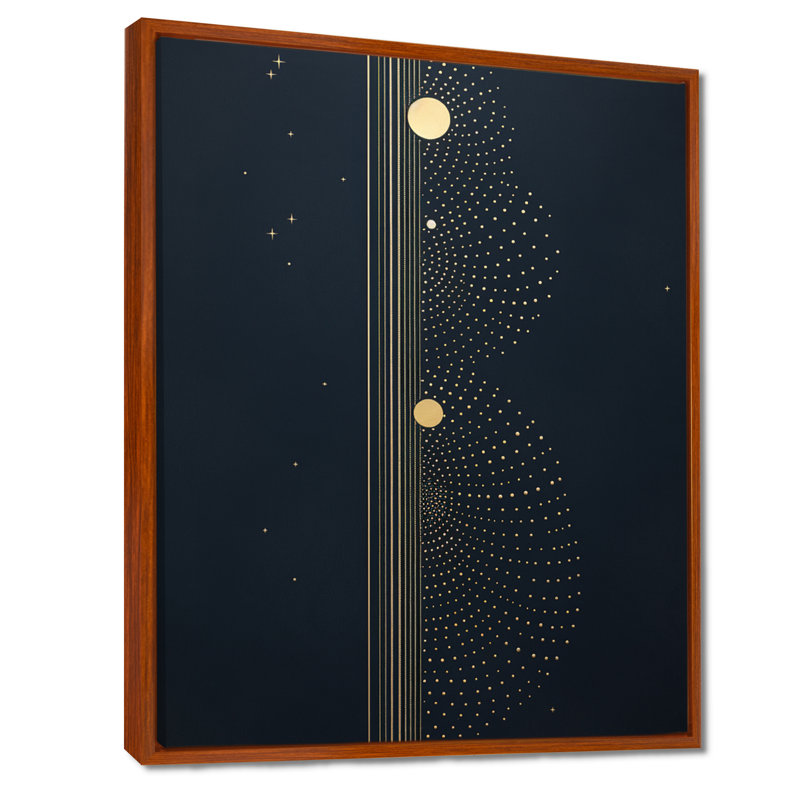 Sheffield - minimalisme paysage, impression d'art mural, H 20 po x l 12 po x P 1 po, Toile avec cadre flottant noir