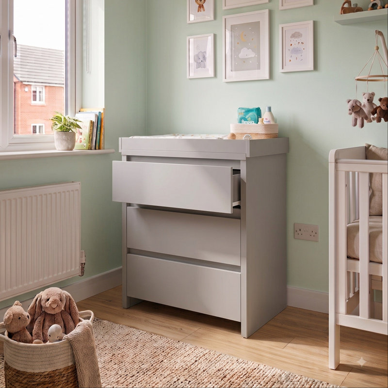 Changing unit  Kids 880, Elm-white, Gray