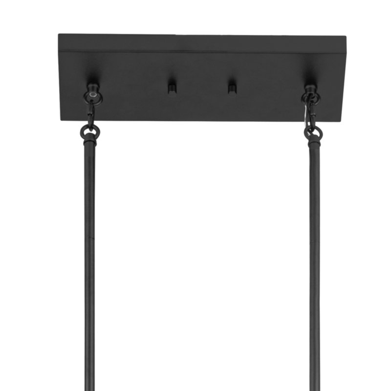 Lustre 6 lumières avec verre opale Stoll