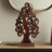 Mccaullie Tree of Life Wooden Sculpture with Intricate Carvings for Rustic and Modern Christmas Decor