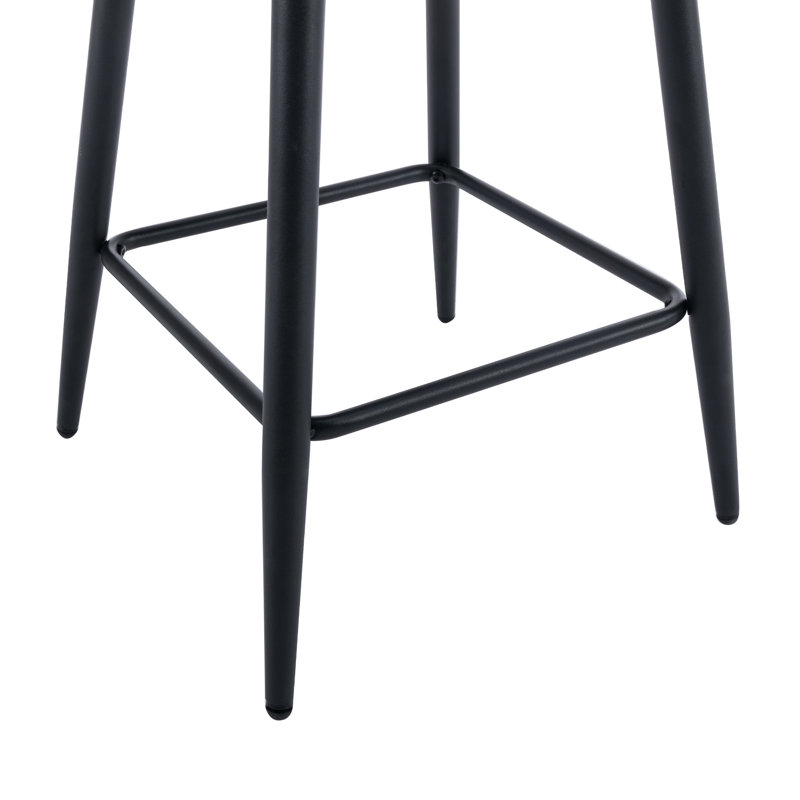 Tabouret de bar pivotant avec repose-pieds et tabouret de bar 27 po, Vert
