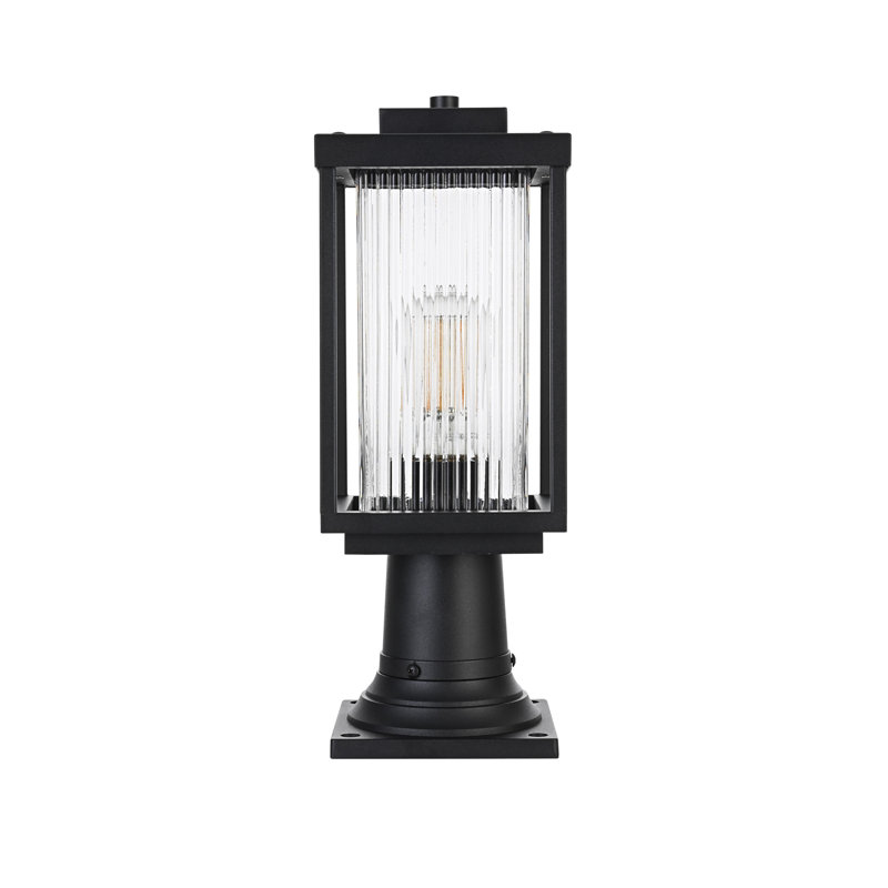 Lampadaire extérieur 6 pouces Melbourne en noir