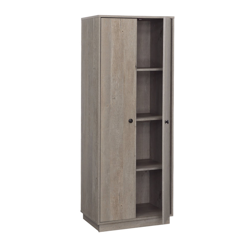 Armoire de rangement, finition grise