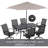 Errik 6 - Person Trestle Dining Set-613249391