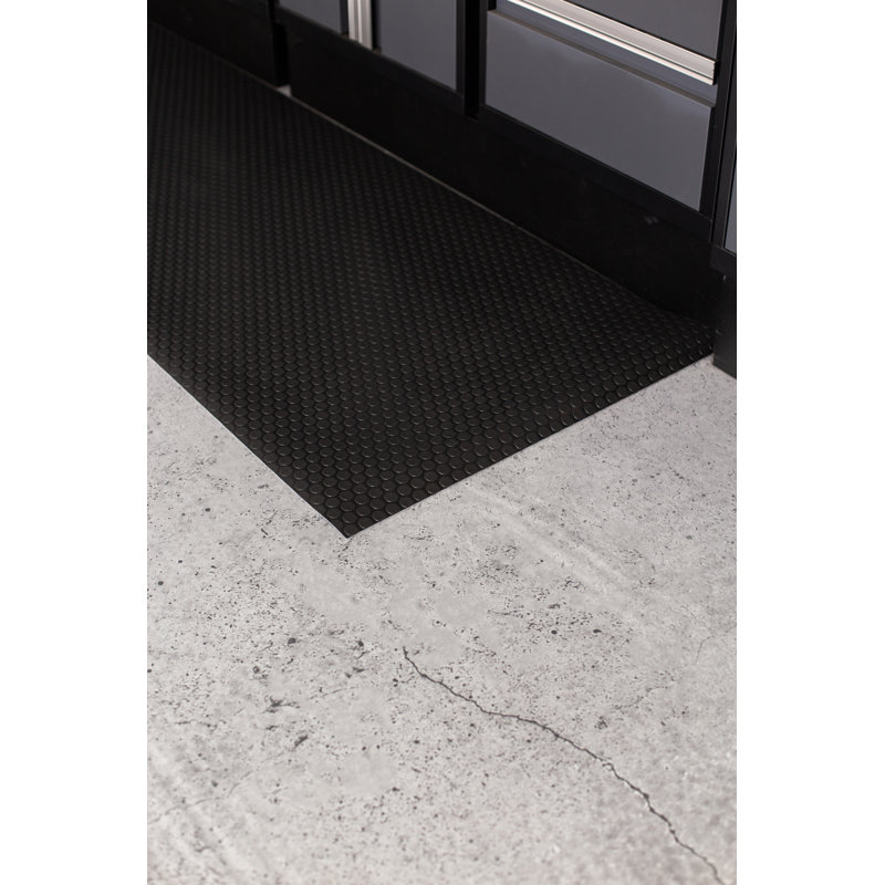 Petit rouleau de plancher pour garage 2,25 pi x 8 pi G-Floor, Nuit noire, 27 po x 60 po