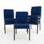 Chaise d'église empilable en tissu 18,5 po Rayleigh-510659391