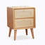 Table de chevet en bois massif Pure