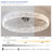 Ceiling Fan With Dimmable Led Lights, Modern Acrylic Low Profile Ceiling Fan With Remote & App Control, 6 Speed Reversible Ceiling Fan With 3 Color Lighting & 2H Timer-202549526