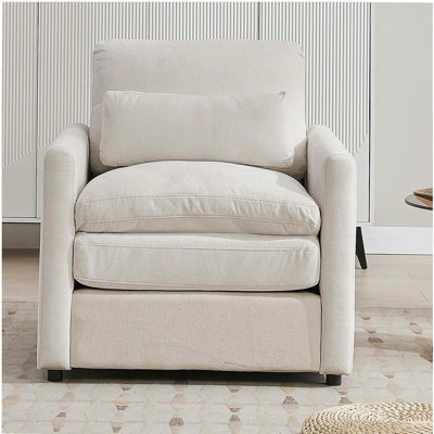 Fauteuil rembourré confortable 31,9 po
