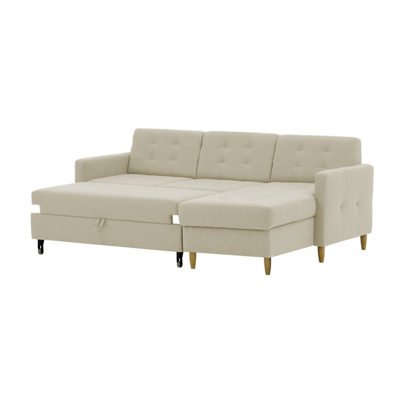 Borger 4 Seater Sofa Bed, Beige