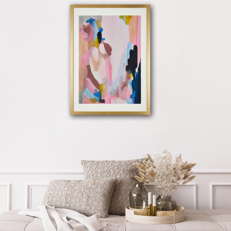 The Poppy - Single Picture Frame Art Prints, 56cm H x 41cm W x 2cm D, Black