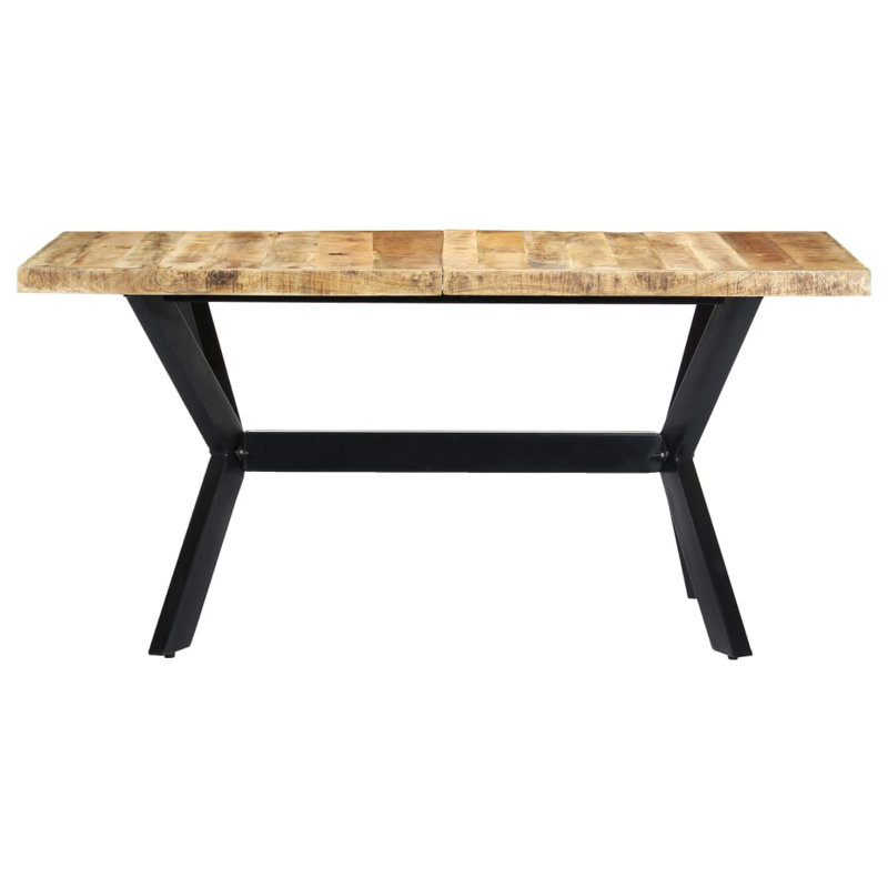 Table de salle à manger, H 29,5 po x L 62,99 po x l 31,5 po, Light Brown
