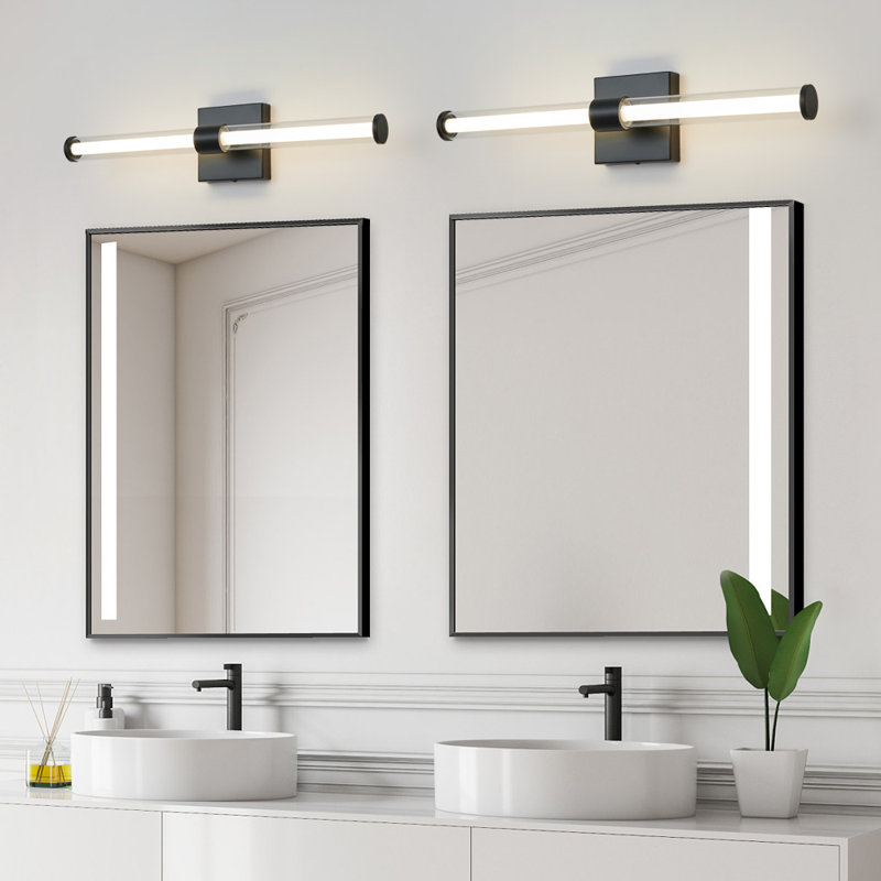 Éclairage pour meuble-lavabo à DEL Elonzo, Noir