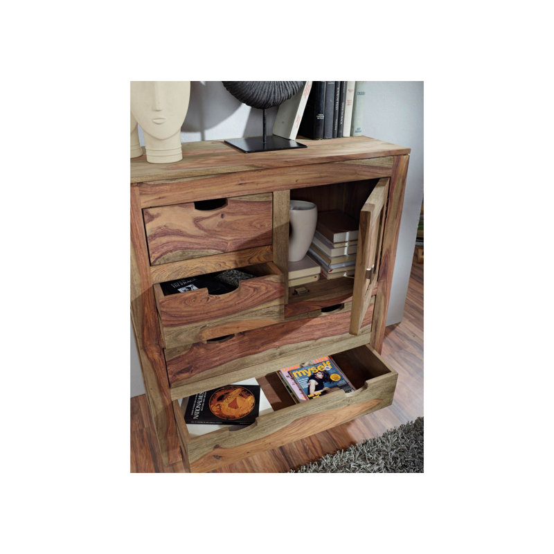 Nature 88cm Solid Wood Sideboard