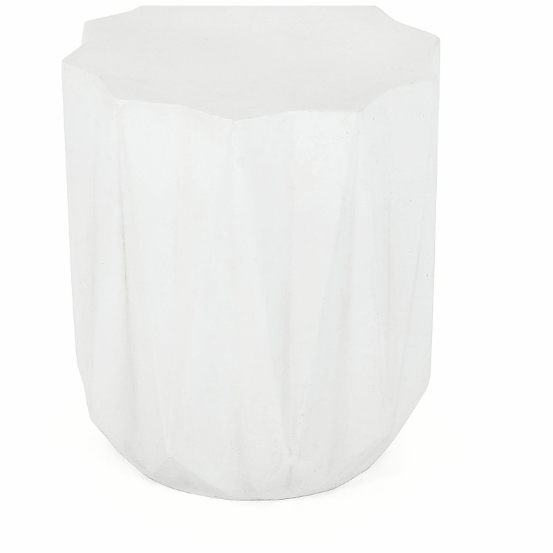 Table d'appoint d'extérieur en béton léger