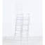 Fauteuil de soudure Broadcommon, siège en plastique. Capacité de charge de 220 lb. Style contemporain. Transparent. Facile à assembler. 19,28 po de profondeur, 18,71 de largeur, 33,39 de hauteur et salle à manger 4. Assemblage transparent