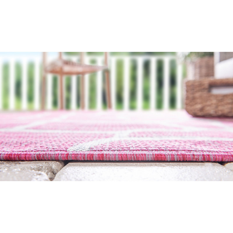Tapis d'extérieur joyeux couleur bonbon, Rectangle 9 pi x 12 pi