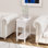 Table de bout Red Barrel Studio®, table d'appoint avec tablette de rangement et gestion des câbles, table de chevet étroite pour le salon, la chambre à coucher, noir