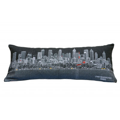 Coussin lombaire 35 "Atlanta Nighttime Skyline