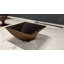 Table basse en placage de noyer naturel modèle Frezia