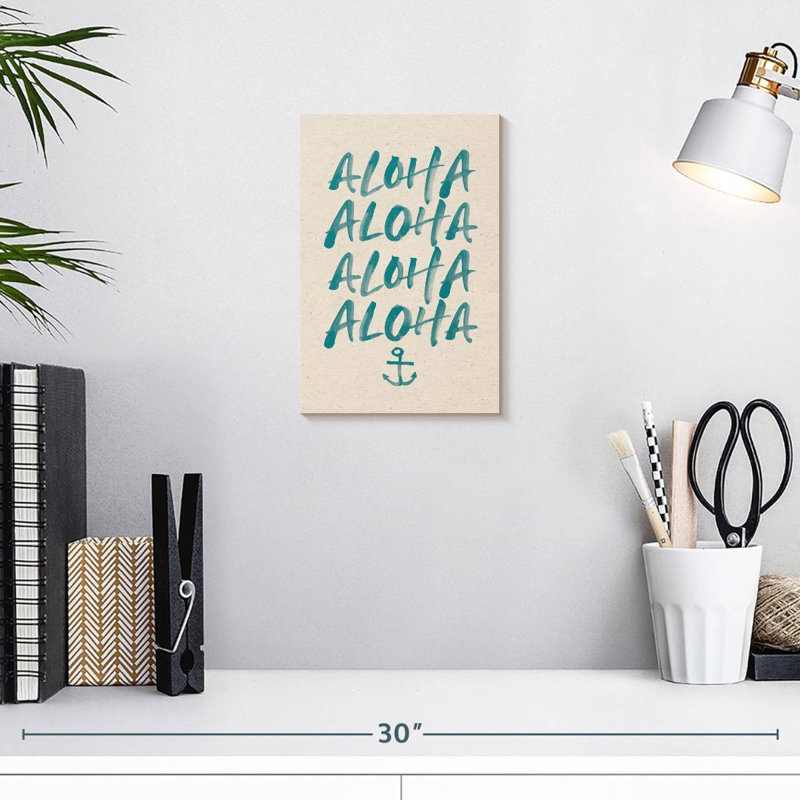 Mots d'été I, H 12 po x l 8 po