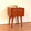 Table de chevet avec 2 tiroirs, petite table d'appoint avec rangement-910839133