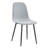 7-Piece Modern industrial Rectangular Wood Dining Set with Upholstered Chairs-2137543471-2137543469