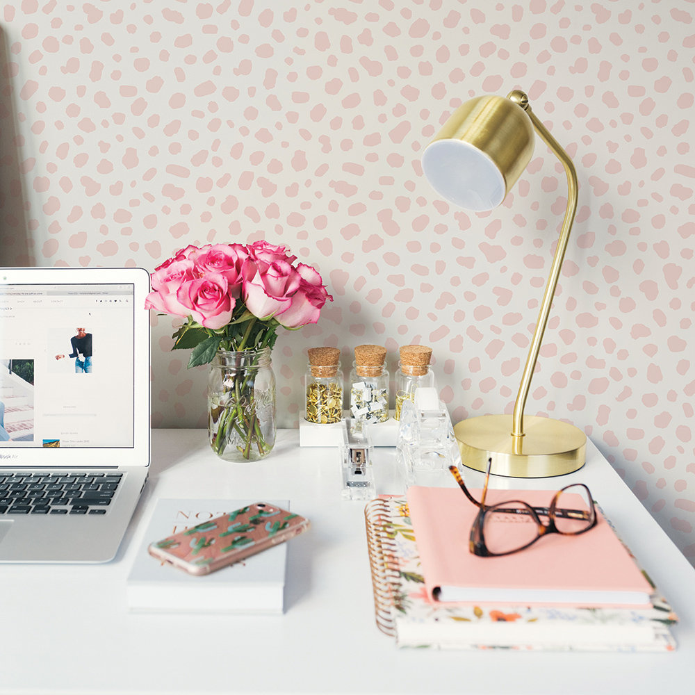 Scout Peel And Stick Wallpaper By Novogratz, Pink