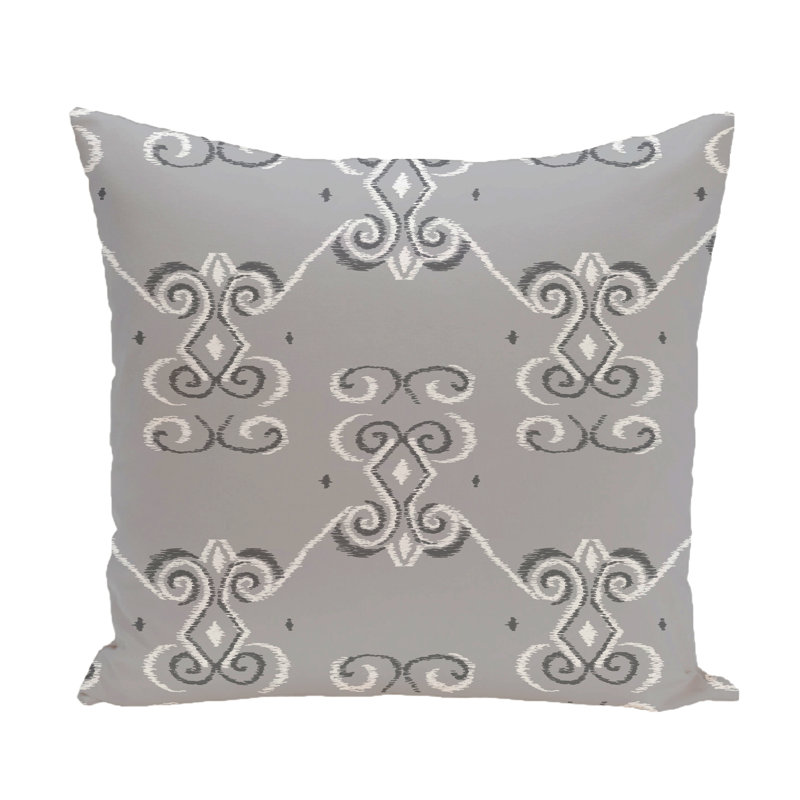 Housse et insert de coussin carré On The Line, H 20 po x l 20 po x P 7 po, Gris
