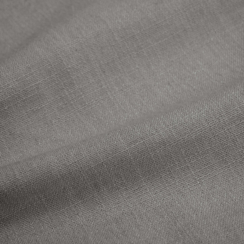 20'' H Upholstered Dining Chair, Classic Gray Linen, Ancient Stewart Red