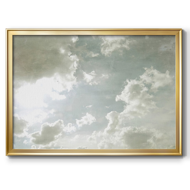 «Sky Scrapers I», reproduction d'art sur toile, Or, H 30 po x l 44 po x P 1,5 po
