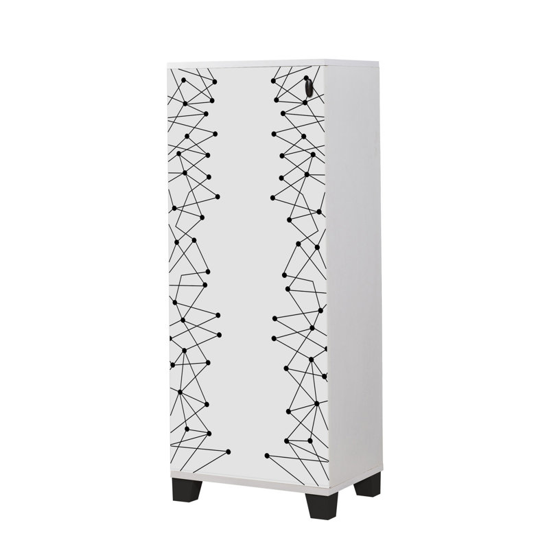 16 Pair Shoe Storage Cabinet