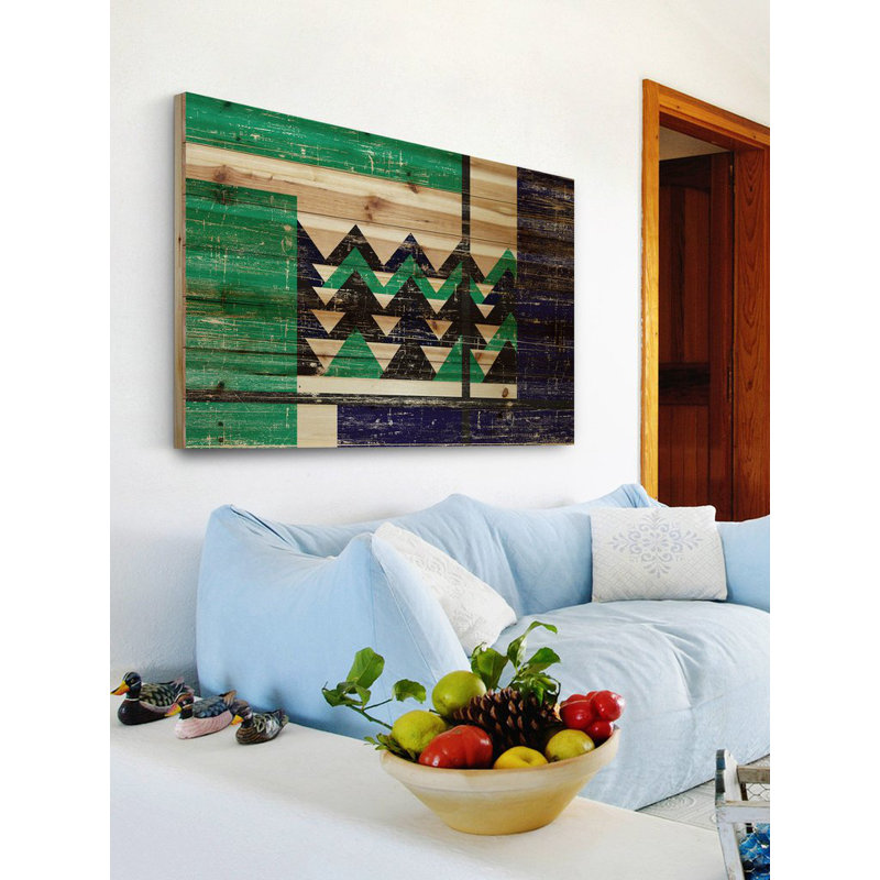 No Frame Print on Wood, 61cm H x 91cm W