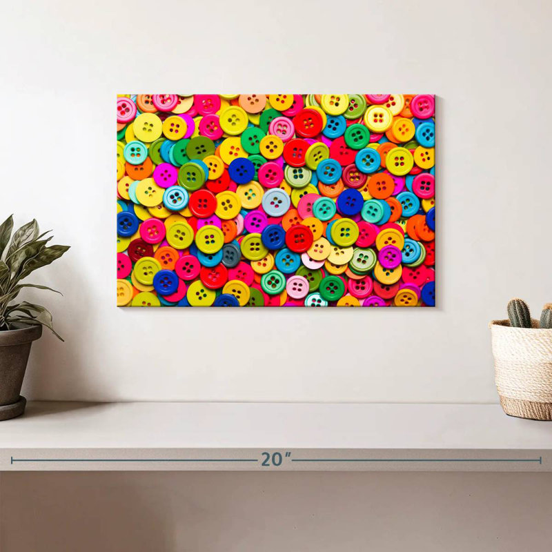 Senne Buttons Collection, 8" H x 12" W
