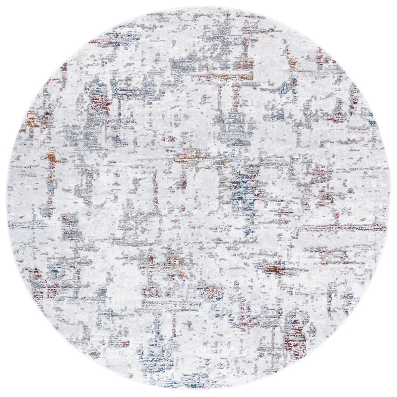 Tapis abstrait Craft Performance, Rond 6 pi 7 po